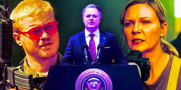 Co způsobilo občanskou válku v novém filmu A24?