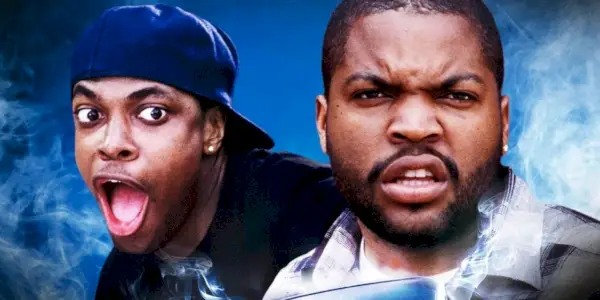Chris Tucker og Ice Cube ser overrasket ut på fredagsplakaten
