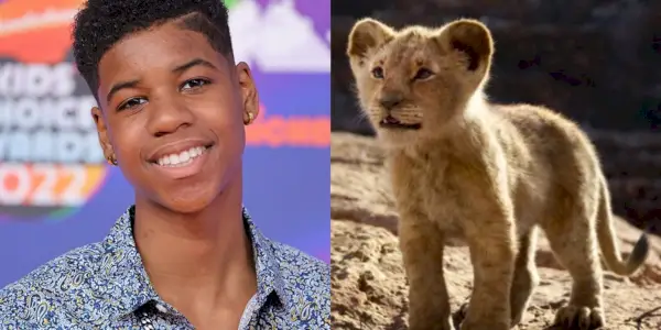 JD McCray ako mladý Simba vo filme Leví kráľ 2019