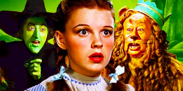 Zlá čarodějnice, Dorothy a zbabělý lev z Čaroděje ze země Oz