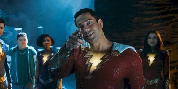 Shazam a rodina Shazam vo filme Fury of the Gods
