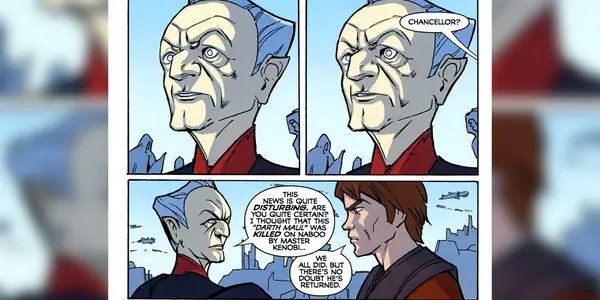 Hur Palpatine upptäcker att Dart Mall fortfarande lever