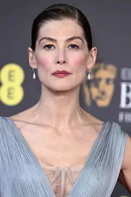Headshot Of Rosamund Pike In The 77th British Academy Film Awards (BAFTAs)