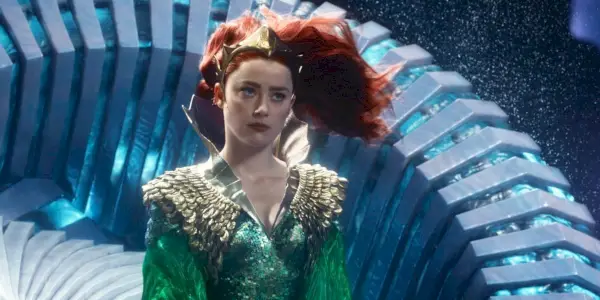 Mera se pone su majestuoso atuendo atlántico en Aquaman y el Reino Perdido