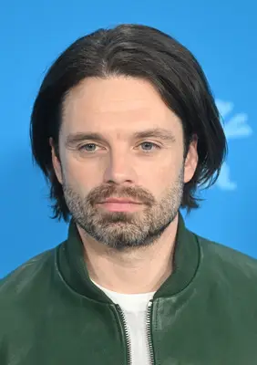 Headshot Of Sebastian Stan In The A Different Man at the 74th Berlin Film Festival.