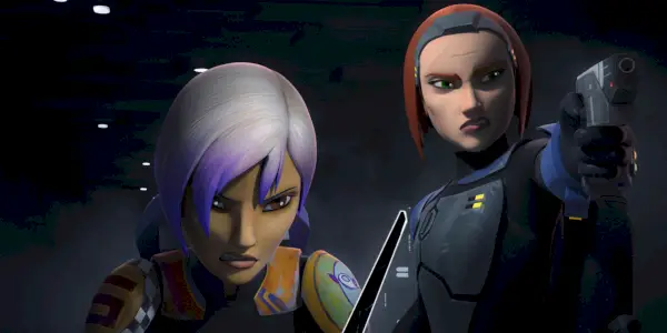 Bo-Katan Kryze e Sabine Wren combattono insieme