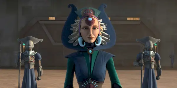 La duchessa Satine Kryze in Clone Wars