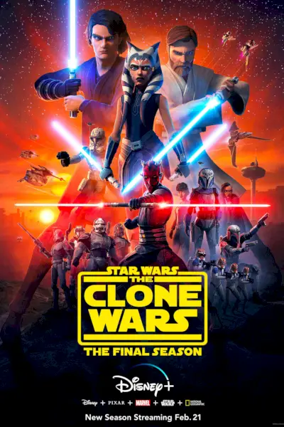 Poster della settima stagione di Star Wars The Clone Wars