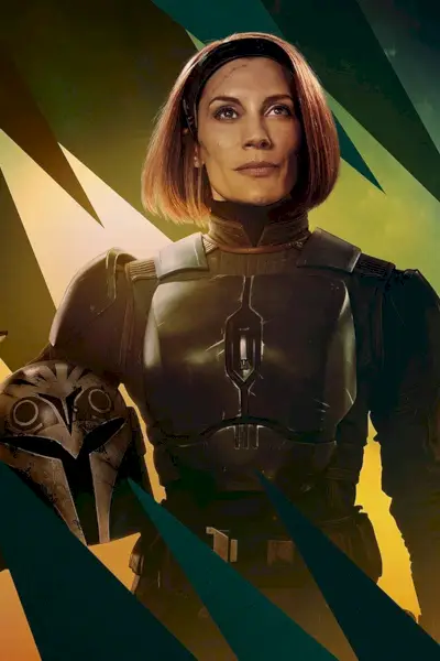 Katee Sackoff nel ruolo di Bo-Katan in The Mandalorian