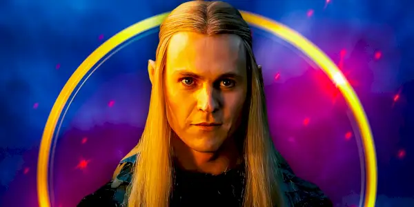 Charlie Vickers nel ruolo di Sauron da Il Signore degli Anelli Gli Anelli del Potere