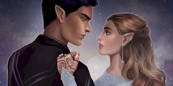 Fanart af Feyre og Rhys acotar