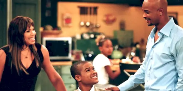 Michael conversando com Kay e Junior em My Wife And Kids