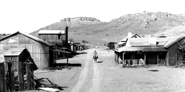 Där Gunsmoke sköts (han var inte Dodge City, Kansas)