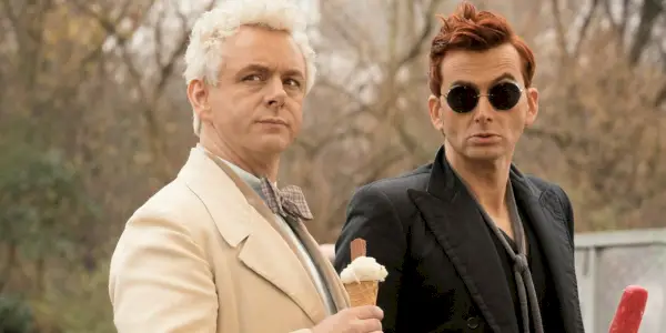 Michael Sheen a David Tennant sa pozerajú ako anjel a démon v Good Omens