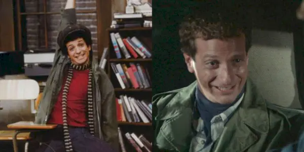 Ein geteiltes Bild von Ron Palillo in Welcome Back Kotter und Freitag der 13. Teil VI
