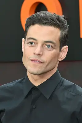 Headshot Of Rami Malek In The UK premiere of Oppenheimer